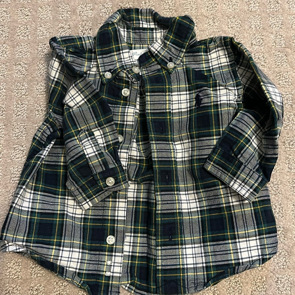 Ralph Lauren baby boy button down 6m